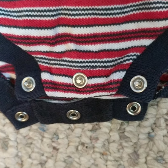 Ralph Lauren 12-18 mos red, white & blue striped - Picture 4 of 5
